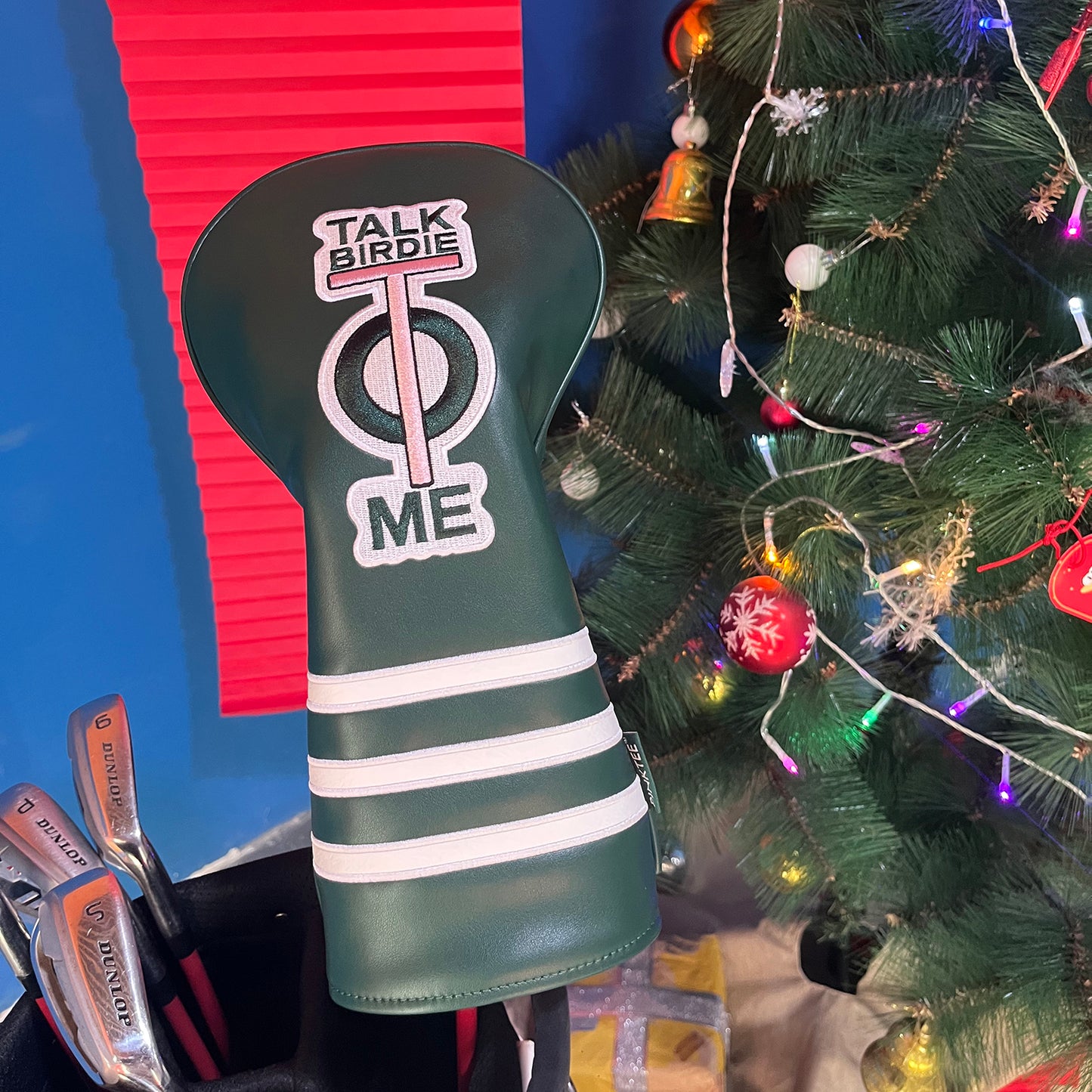 PINKTEE Golf Club Headcover Fits All Drivers Premium Leather Funny Golf Club Head Covers for Women Men