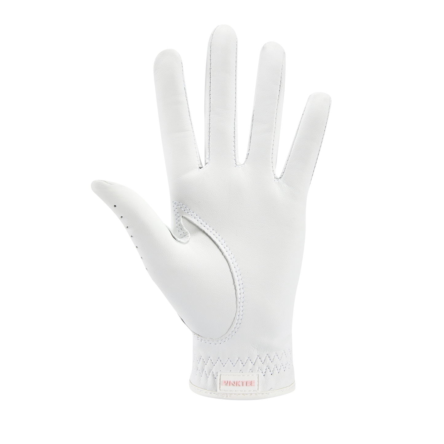 PINKTEE Women's Golf Glove Cabretta Leather Left Hand with Enhanced Grip Ladies Soft Pink Glove Fit Size Small Medium Large XL