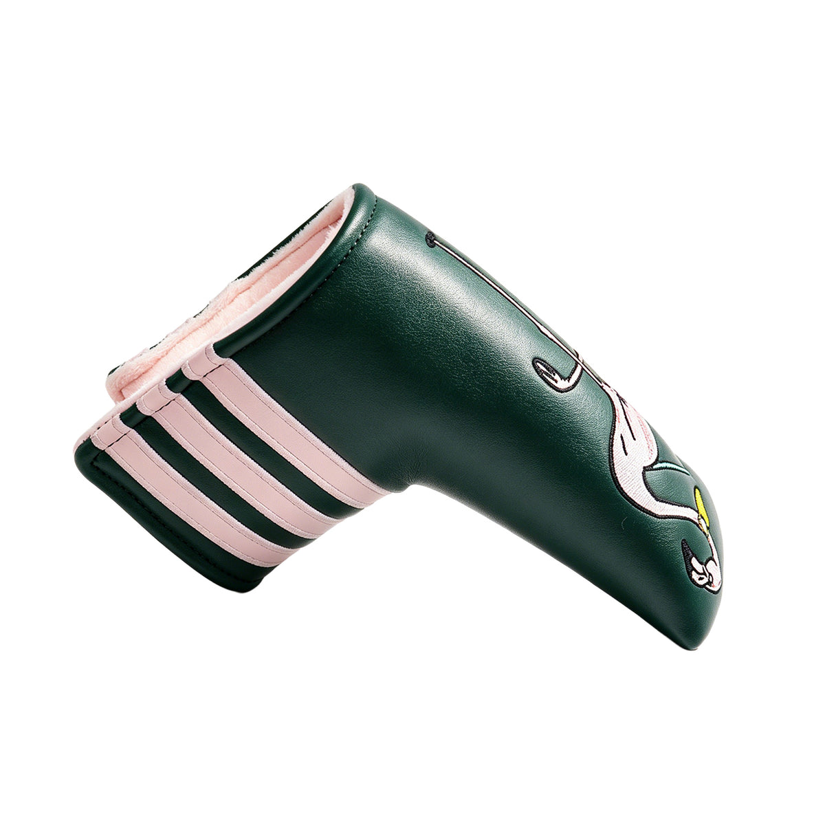 Golf Golf Club Headcover, Premium Embroidery PU Leather Blade Mallet Putter