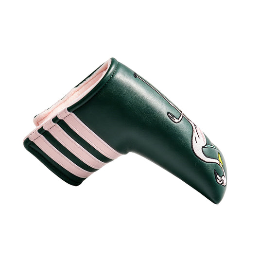 Golf Golf Club Headcover, Premium Embroidery PU Leather Blade Mallet Putter