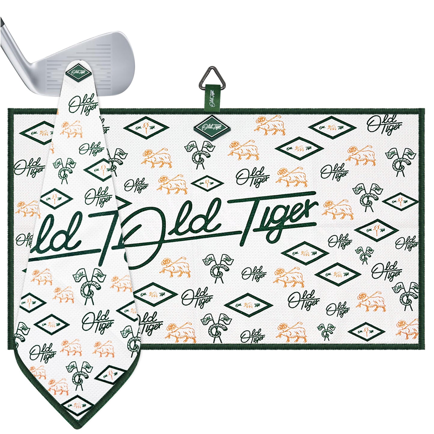 Magnetic Golf Towels, 24''x16'' Fast Drying Microfiber Waffle Azalea Golf Towel for Carts or Golf Clubs, for Men Women